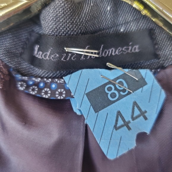 LRL Wool Sport Coat Blazer 40R Grey Single Breasted -UNISEX! - Picture 7 of 10